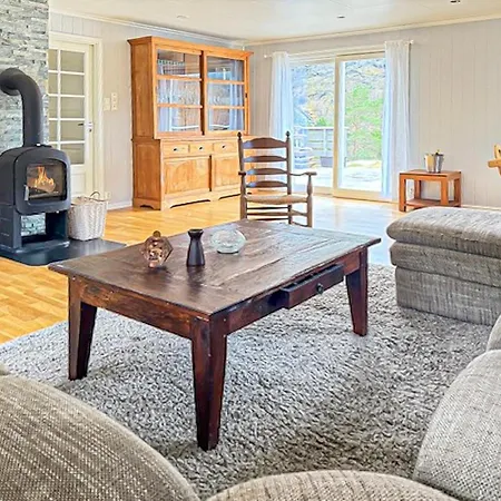 Beautiful In With House A Panoramic View Ferienhaus Kvammen